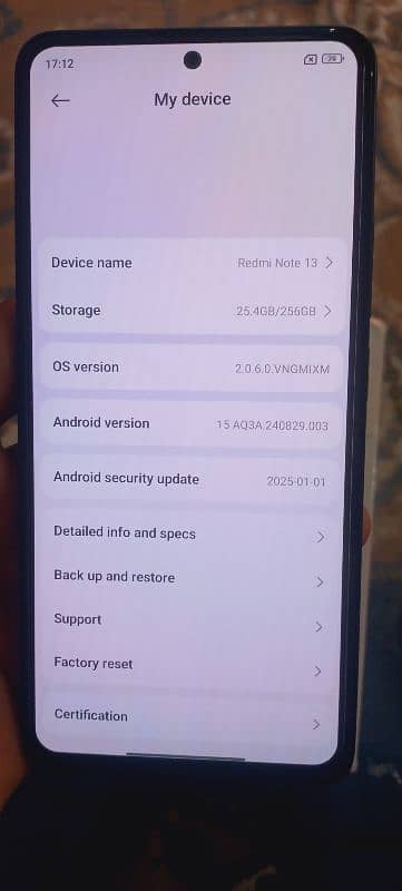 Redmi Note 13 8-256Gb 10/10 condition. 2