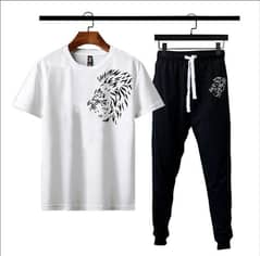 Men's Printed Fleece sweetheart Tracksuits