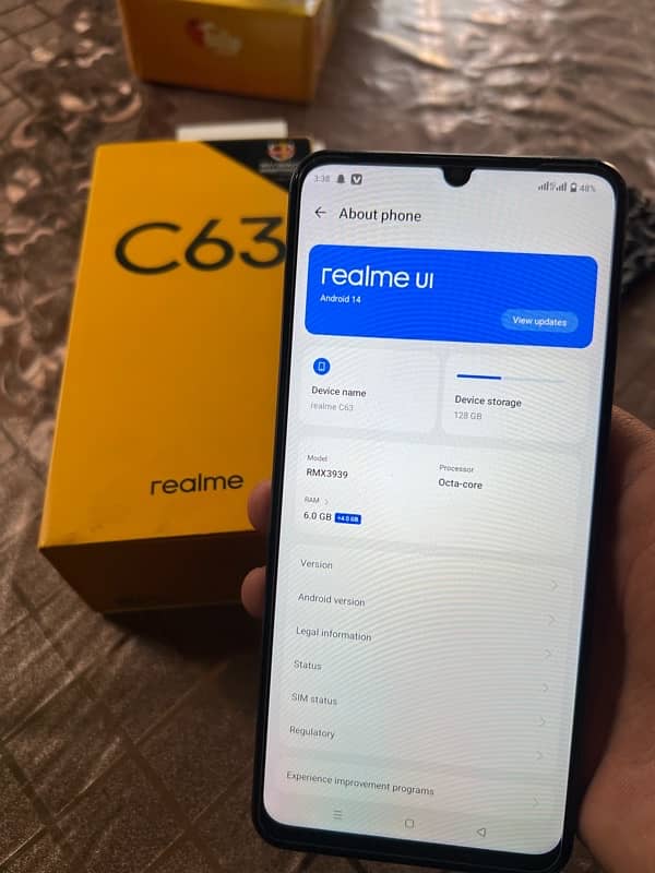 Realme c63 6/128 2