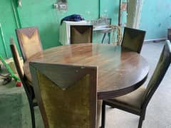 Pure Wooden 6 sitter dinning table