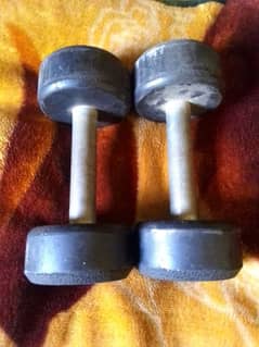 2 kilo ke 2 dumbbells hain