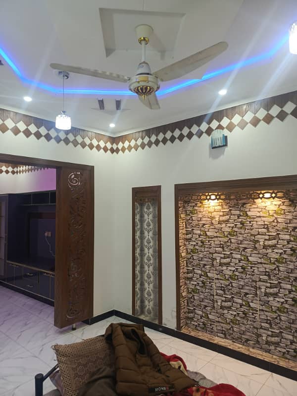 Ultra Luxury Designer House 5 Marla One and Half Story for Sale in in AECHS Airport Housing Society Near Gulzare Quid and Gulberg Express Highway 3