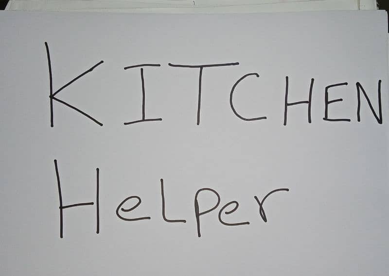 Kitchen Helper Needed 0