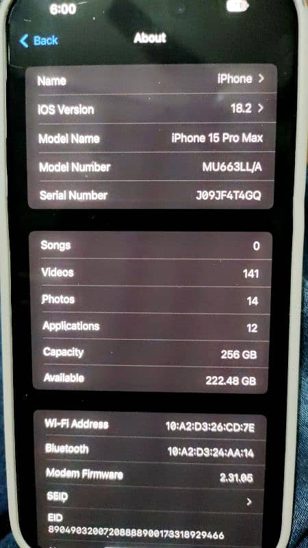 Iphone 15 Promax Black 256GB urgent sale 5