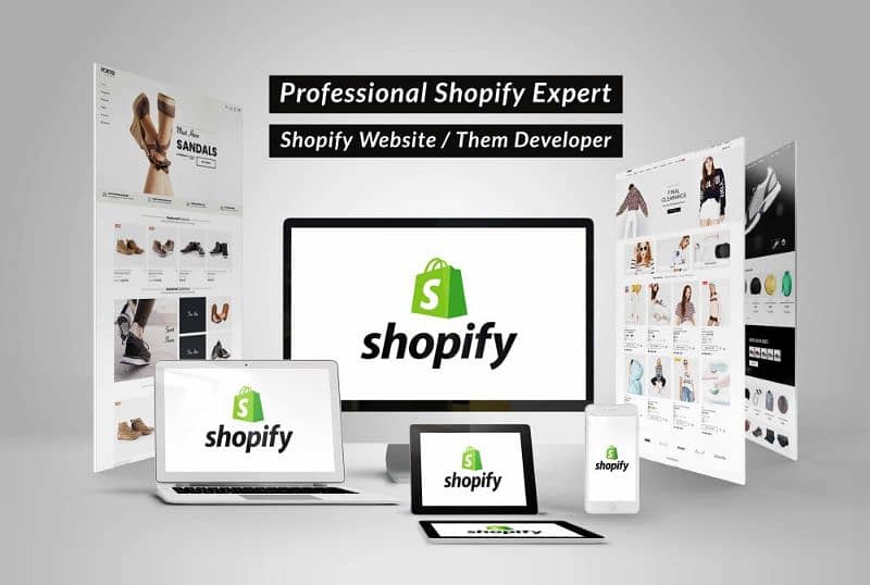 I will design or redesign shopify store, shopify dropshipping store 0