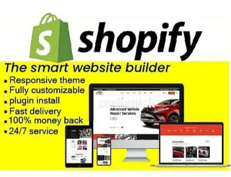 I will design or redesign shopify store, shopify dropshipping store 1