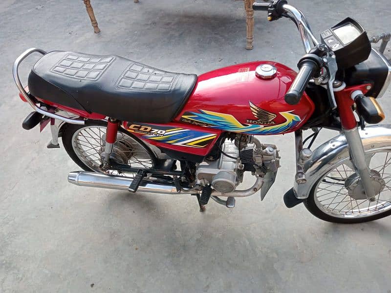 honda cd70 red 7