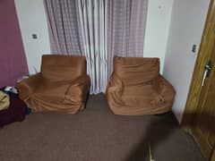 sofa set five seater new condition