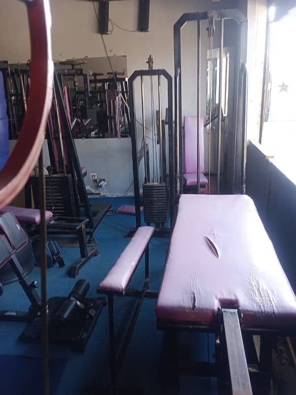 Gym equipment machines Complete Setup for sale. 6