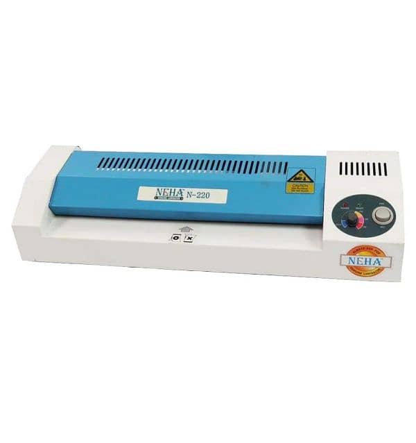 Neha N-220 Lamination Machine for Hot & Cold Lamination, Bubble Free 0