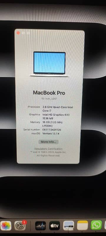 MacBook pro 2017 4