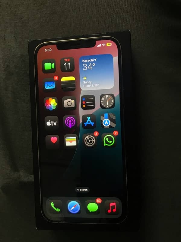 Iphone 12 Pro Max Pta Approved with box 11