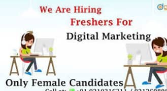 We Are Hiring For Male & Female Both Required Digital Marketing