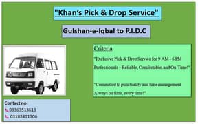 Pick n drop service