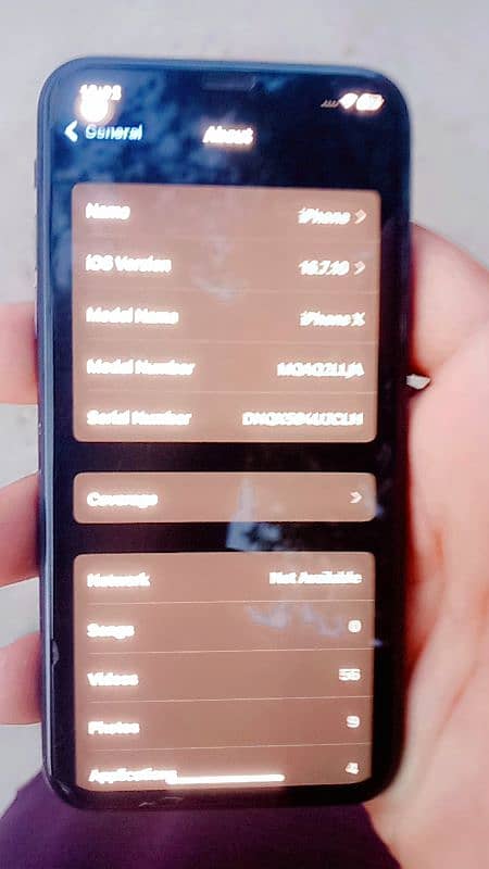 i phone x /64gb non PTA 1