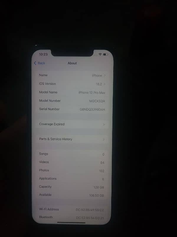 iphone 12promax 128gb factory unlock non pta 12