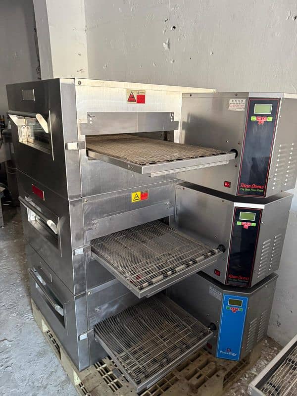 24L commercial fryer kitchen cafe cousin equipmen pizza oven conveyor 3