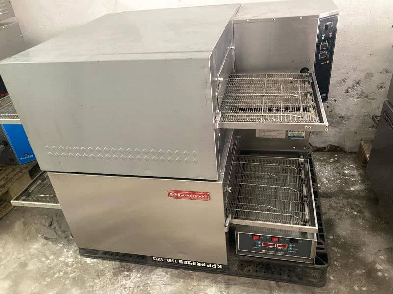 24L commercial fryer kitchen cafe cousin equipmen pizza oven conveyor 6