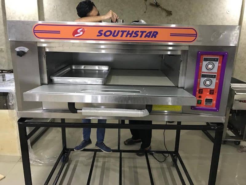 24L commercial fryer kitchen cafe cousin equipmen pizza oven conveyor 11