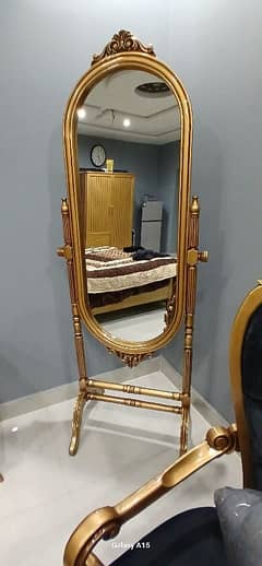 Chinioti Wooden Standing Mirror