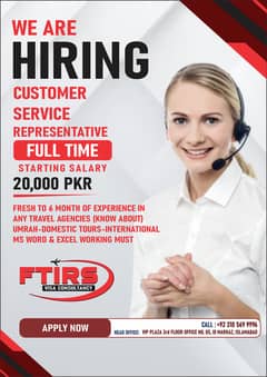 Female Customer service representative