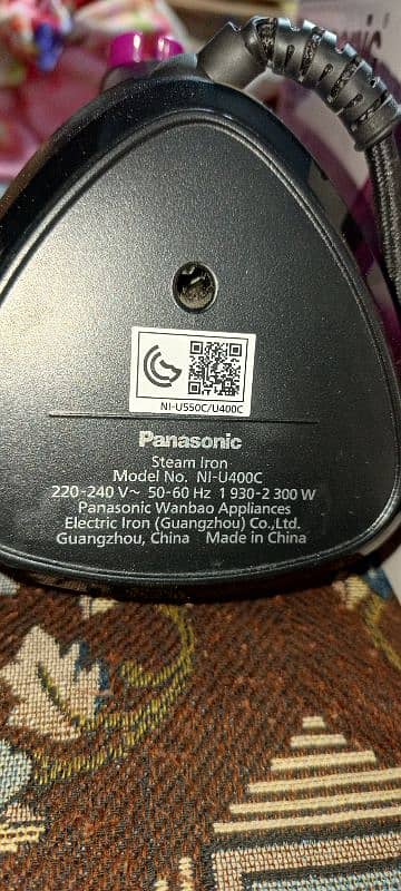 Panasonic NI-U400C Pink Brand New Steam Iron 5