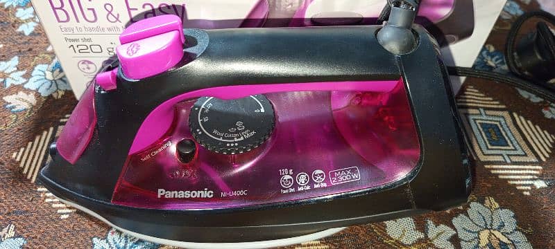 Panasonic NI-U400C Pink Brand New Steam Iron 6