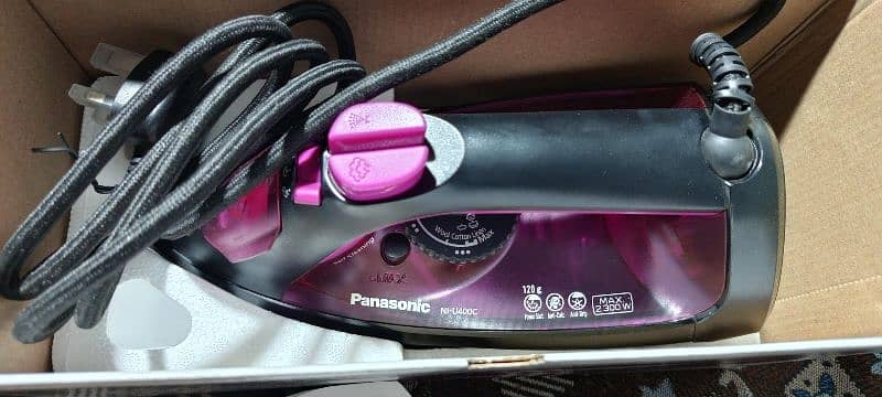 Panasonic NI-U400C Pink Brand New Steam Iron 8