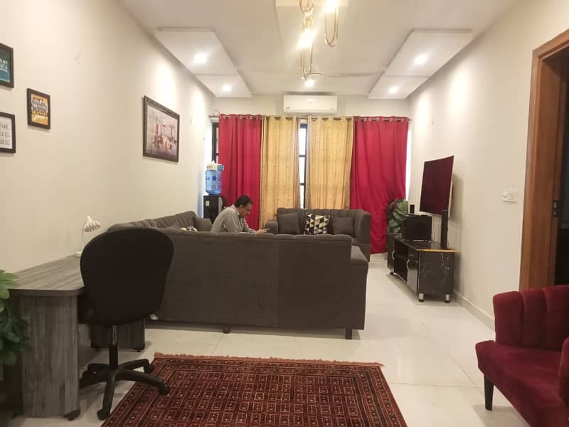 3 bed luxury furnished residential flat for rent galleria sector H bahria enclave islamabad 4