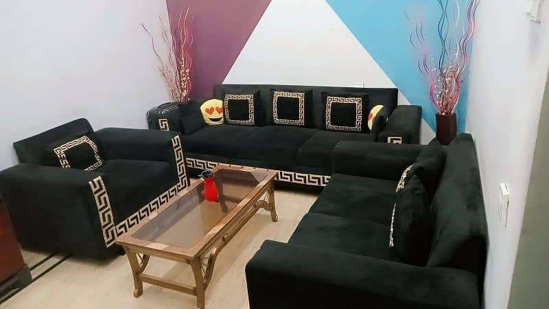 Sofa set with table for used like new for sale good quality sofa 1