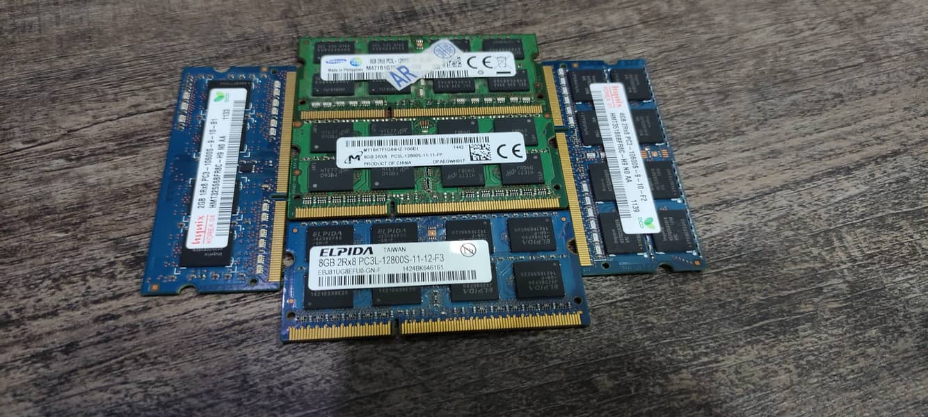 8GB DDR3 RAMs 0