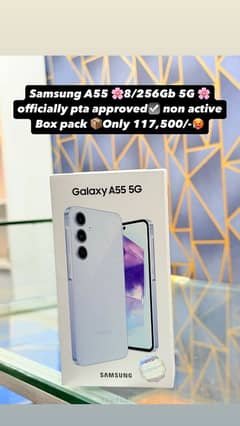 Samsung galaxy A55 Box pack