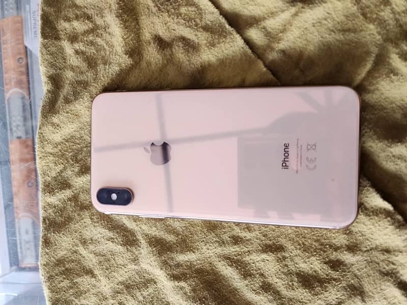 Iphone xs max golden colour dual sim PTA approved 2