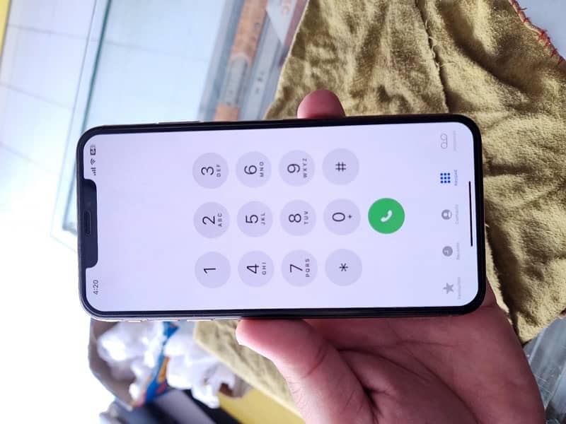 Iphone xs max golden colour dual sim PTA approved 6