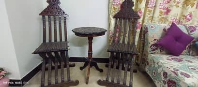 Original Habitt Chairs and Table set