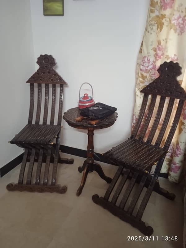 Original Habitt Chairs and Table set 2