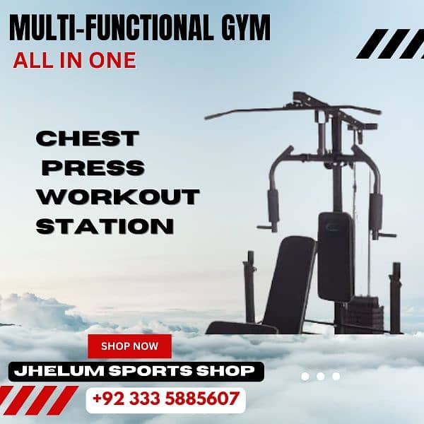 Home gym/ complete home gym Machine/ multi Gym/multi station 7