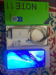 infinix note 11 lush condition 10/10 with complete box