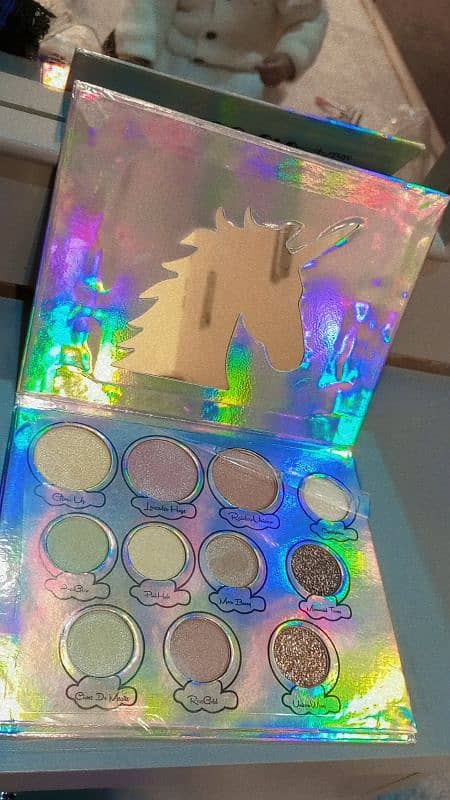 unicorn glitter/highlighter palette 0