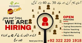 Typing job/Part Time Full Time Job / Data Entry Job /Assignment Job