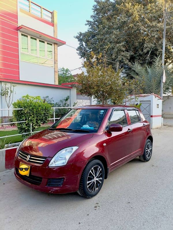 Suzuki Swift 2011 original color manual transmission 1