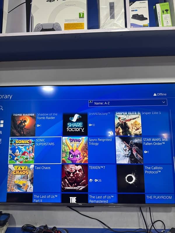 PS4 PRO (3TB) JAILBREAK 55 GAMES INSTALLED 2