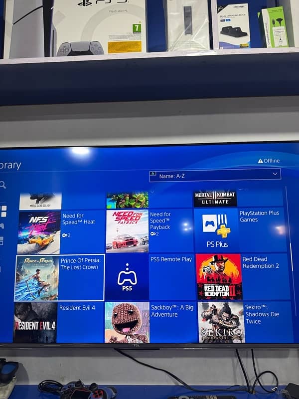 PS4 PRO (3TB) JAILBREAK 55 GAMES INSTALLED 4