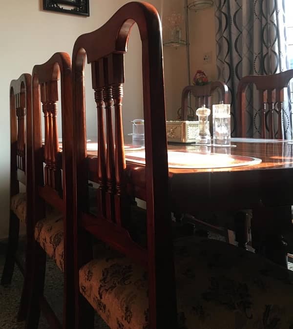 WOOD DINING TABLE FOR SALE 0