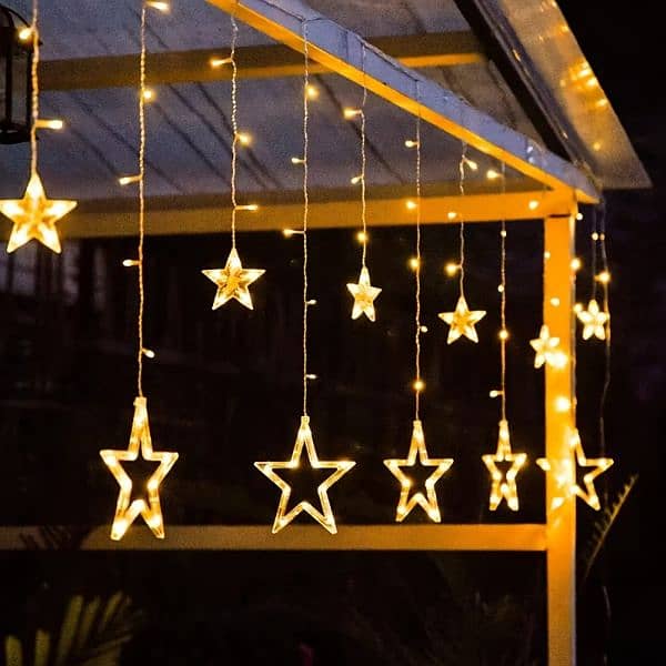 Star Curtain LED lights For Ramadan decorations 1