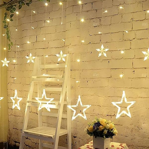 Star Curtain LED lights For Ramadan decorations 2