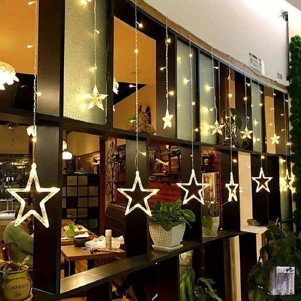 Star Curtain LED lights For Ramadan decorations 3