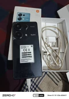 Redmi note 13 pro 10 by 10 with full box charger