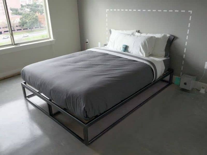 double bed/Single Bed / Iron Bed/steel bed/furniture 6