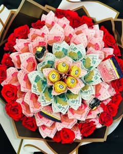 Flower | Currency Bouquet | Gift Boxes | Customize | Bouquet | Rose